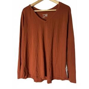 Terra & Sky XXL Burnt Orange Tee